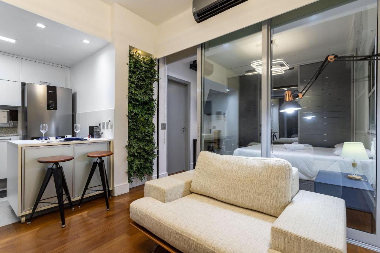 Apt Charmoso Completo Com Ar Condicionado No Leblon Río de Janeiro Exterior foto